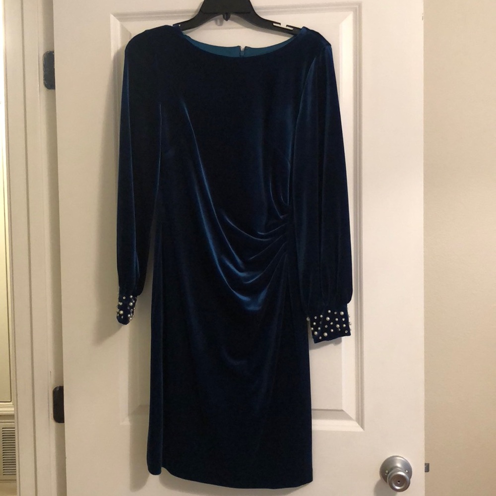 Velvet cocktail dress